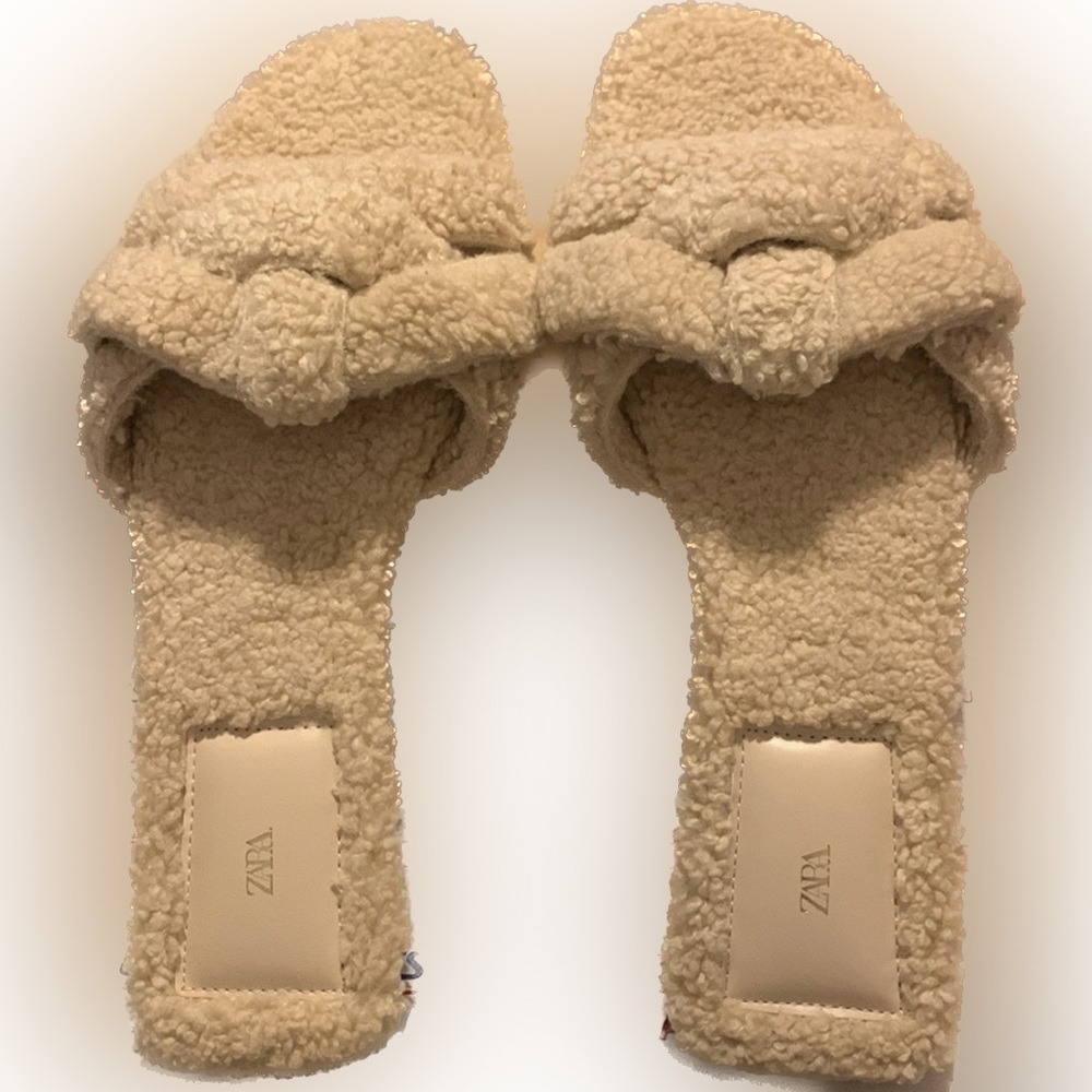 Zara Crossover Fabric Sandals